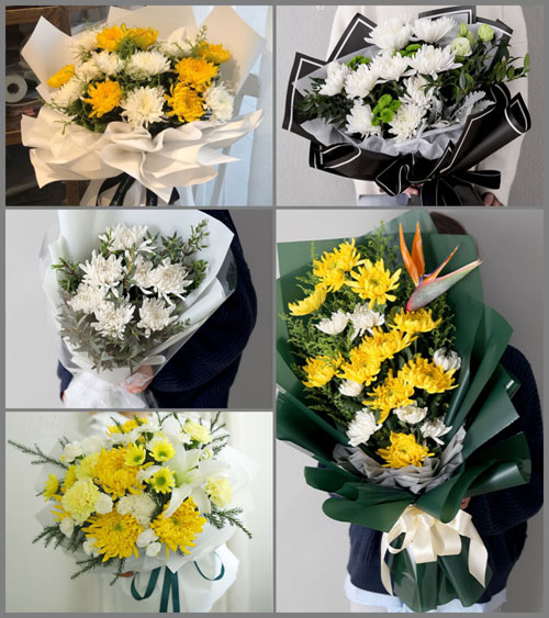 福建三明永安市洪田镇白事花束代送
